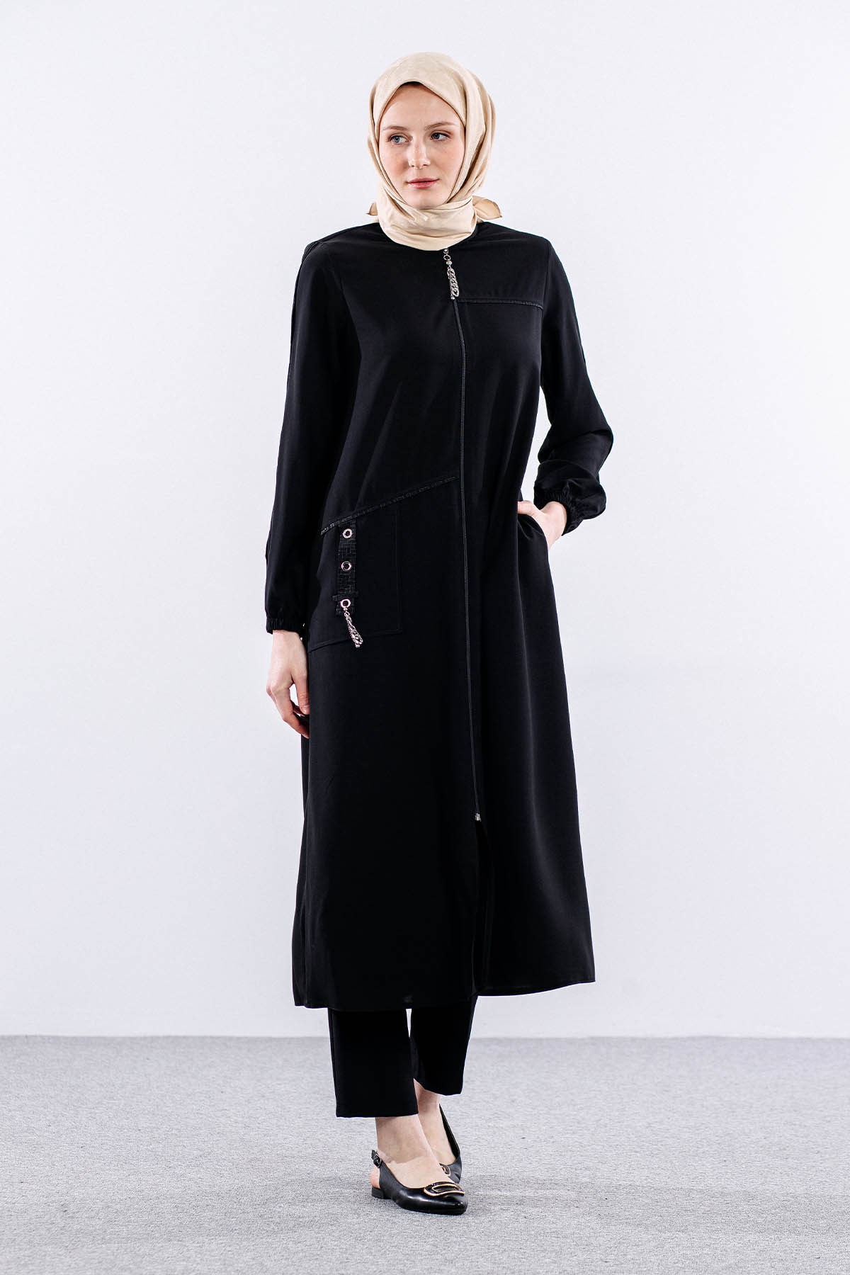 186 Ferace 40-50 - Siyah - 2