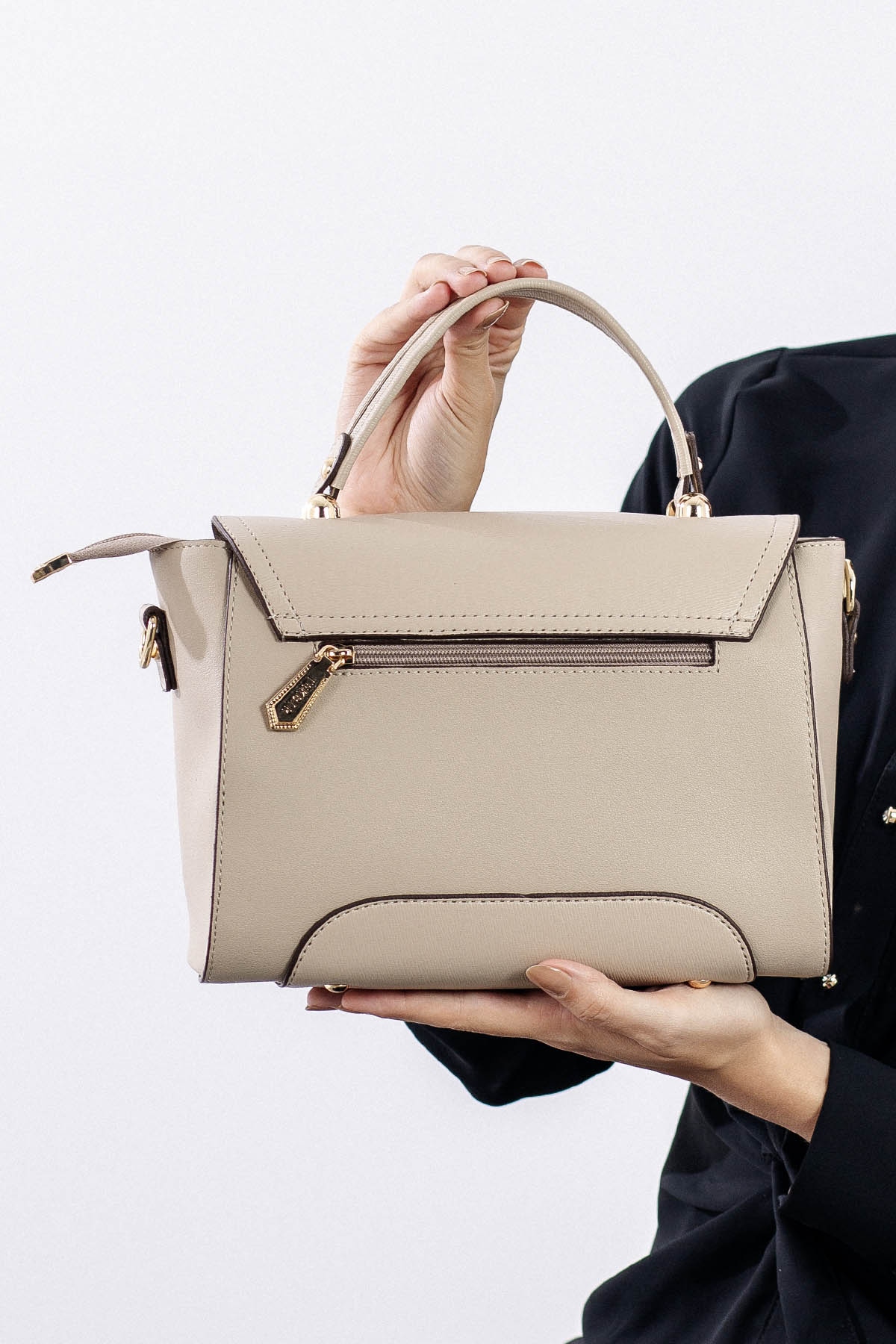 1934 şik Bayan çanta - K_bej - 3