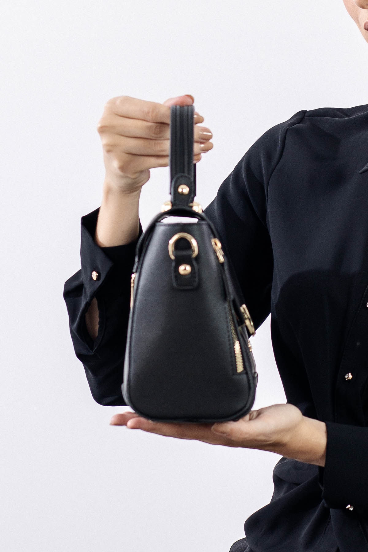 1934 şik Bayan çanta - Siyah - 2