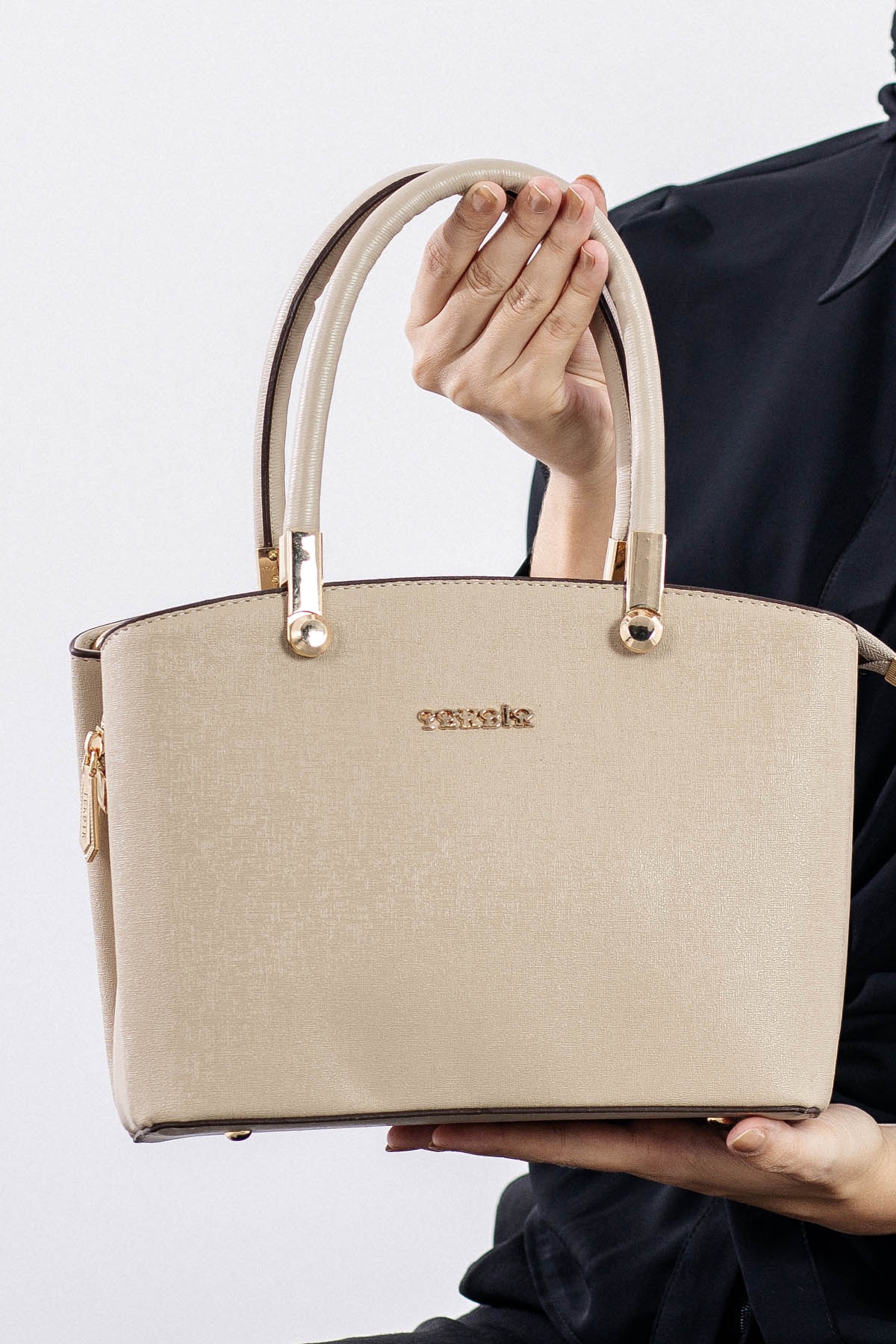 1935 şik Bayan çanta - K_bej - 1