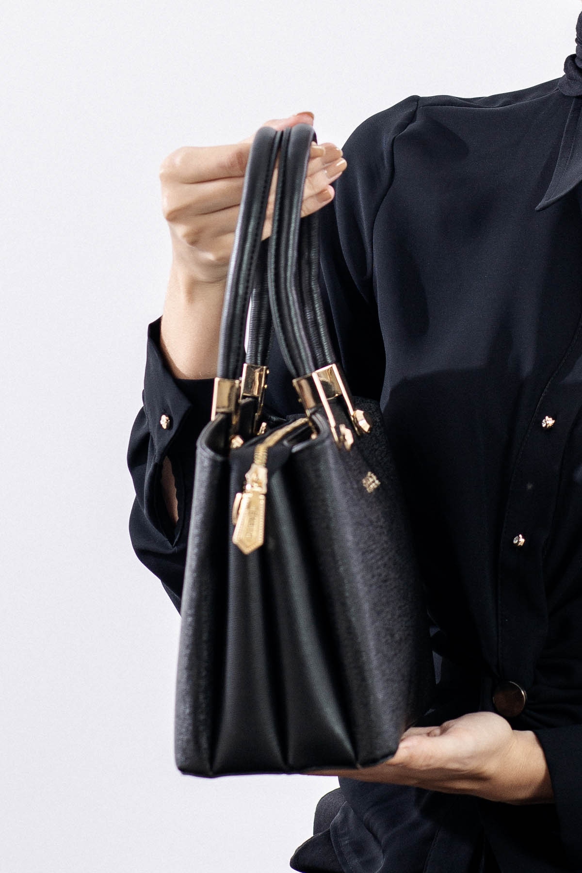 1935 şik Bayan çanta - Siyah - 2