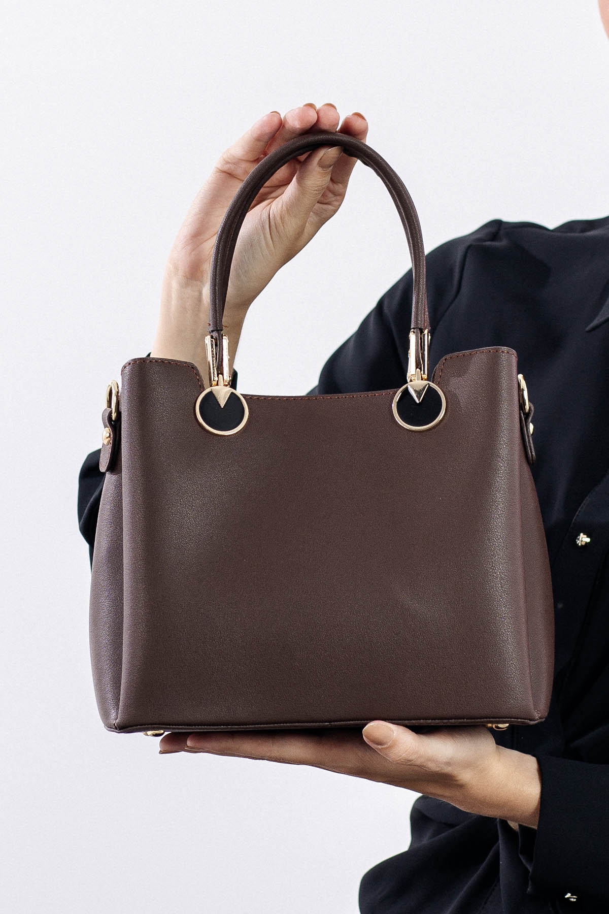 1936 şik Bayan çanta - Kahve - 3