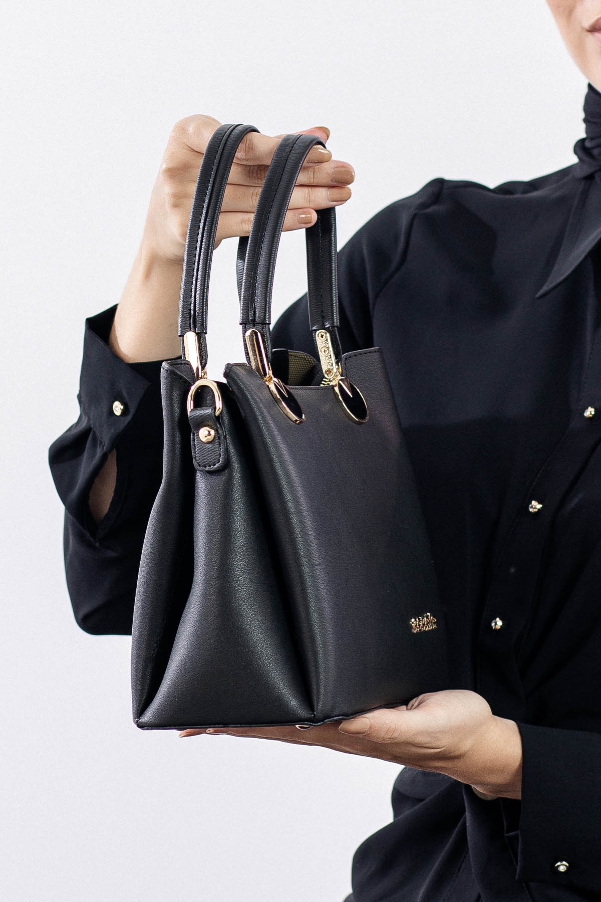 1936 şik Bayan çanta - Siyah - 2