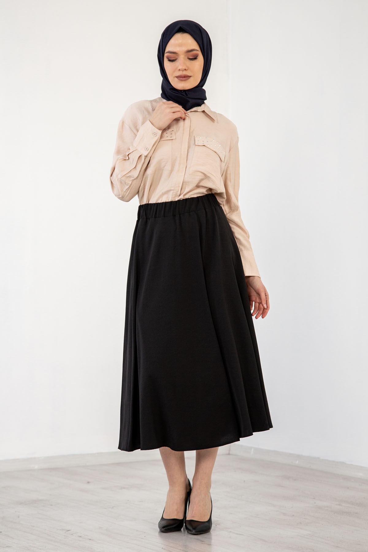 194 Gömlek 38-44 - Bej - 2