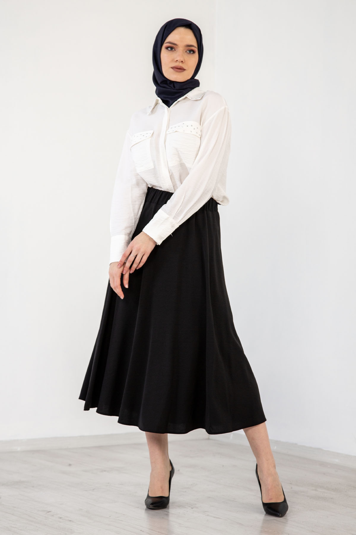 194 Gömlek 38-44 - Ekru - 1