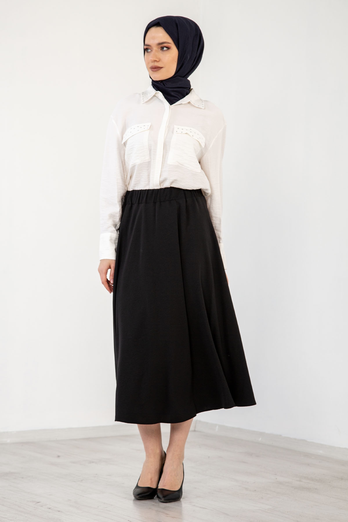 194 Gömlek 38-44 - Ekru - 2