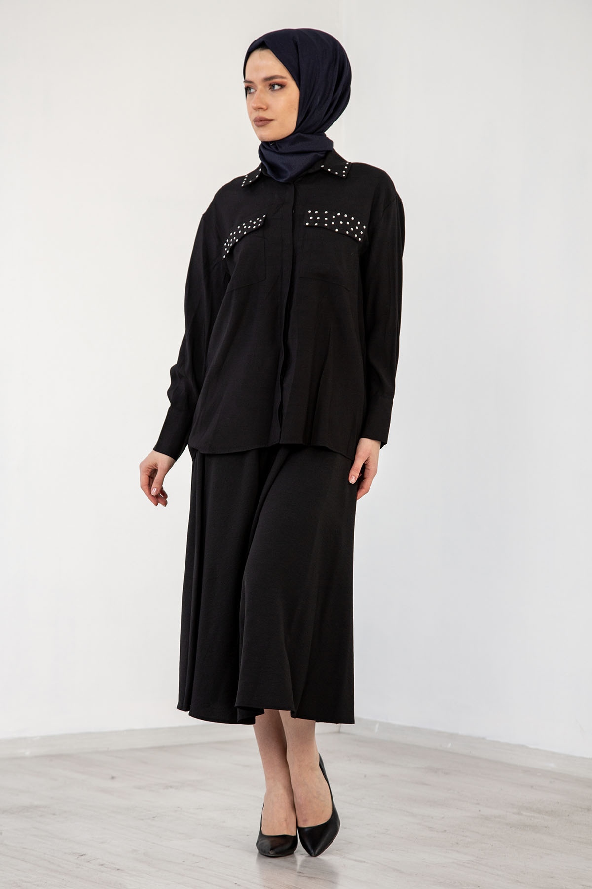 194 Gömlek 38-44 - Siyah - 3