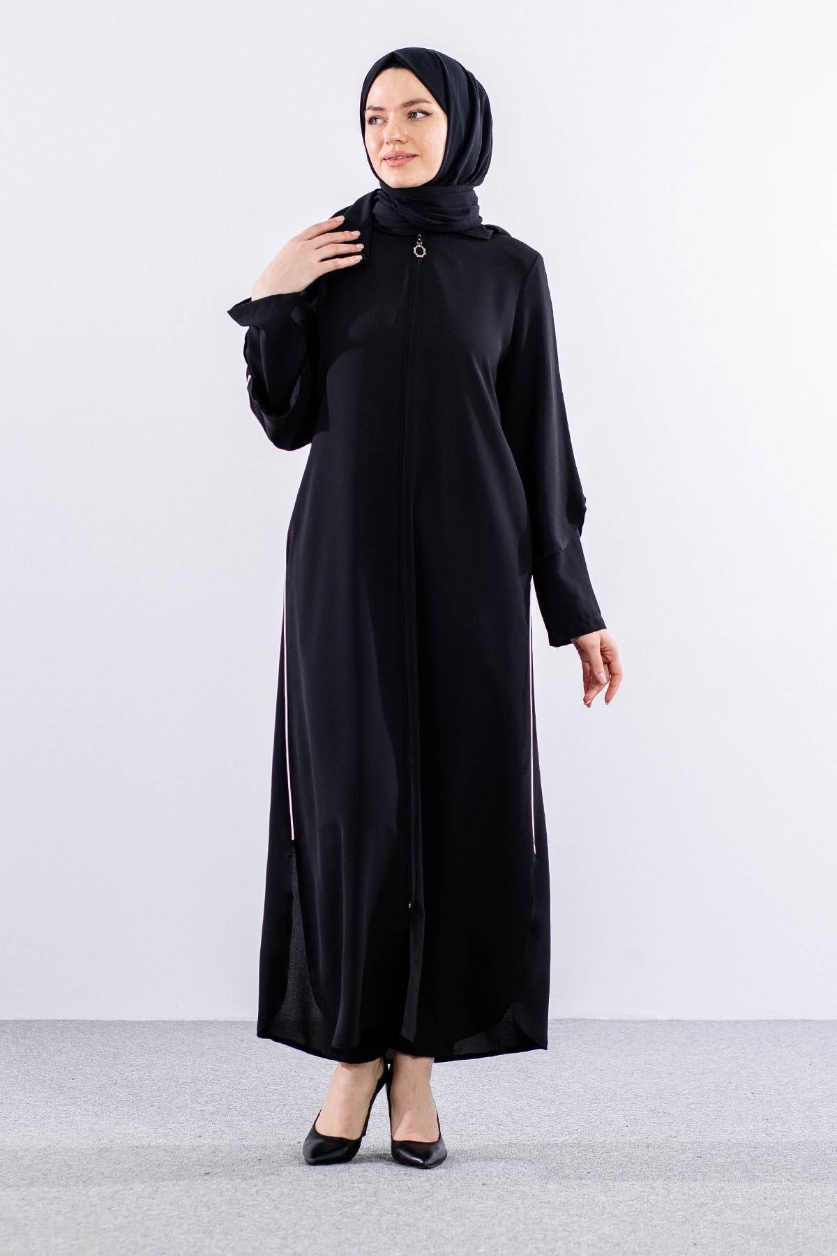 195 Ferace 40-50 Biye - Siyah - 2