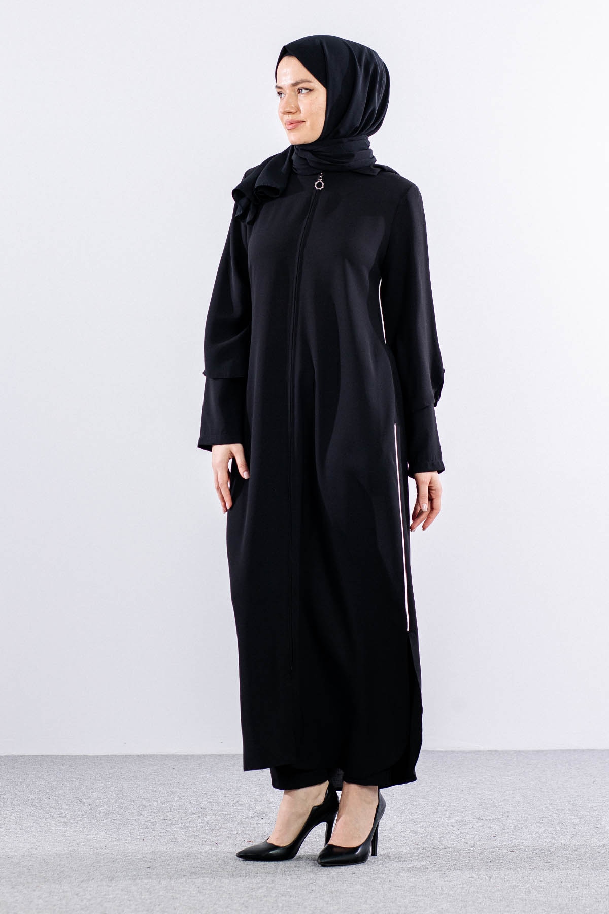 195 Ferace 40-50 Biye - Siyah - 3