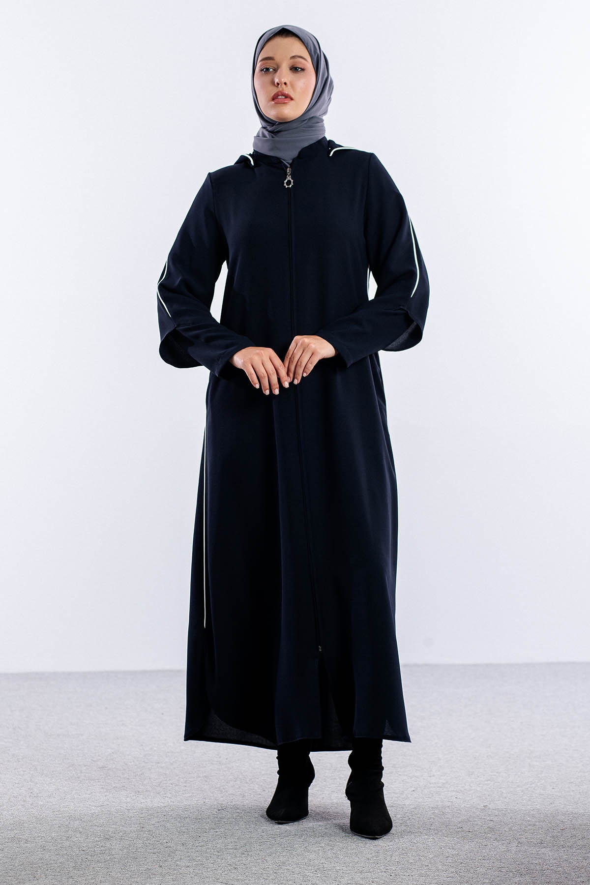 195 Ferace 42-52 Yaz Biye - Lacivert - 1