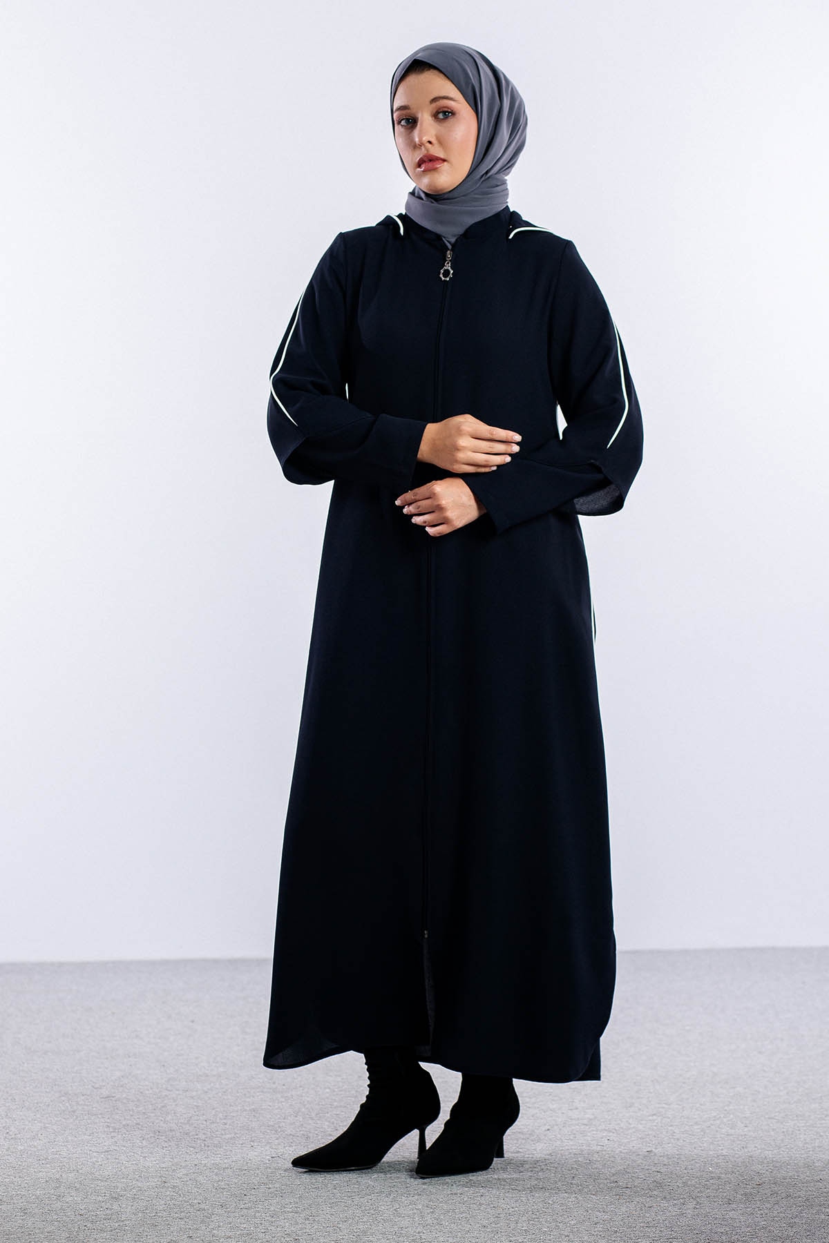 195 Ferace 42-52 Yaz Biye - Lacivert - 2