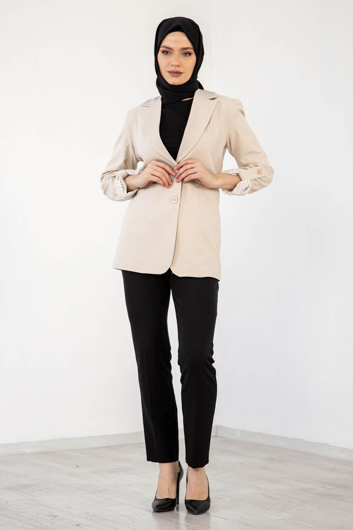 1975 Ceket S-m-l-xl - Bej - 1