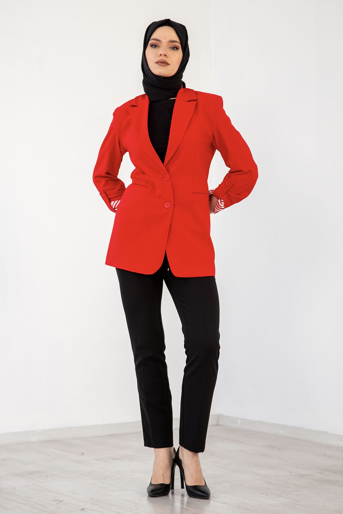 1975 Ceket S-m-l-xl - Kirmizi - 1