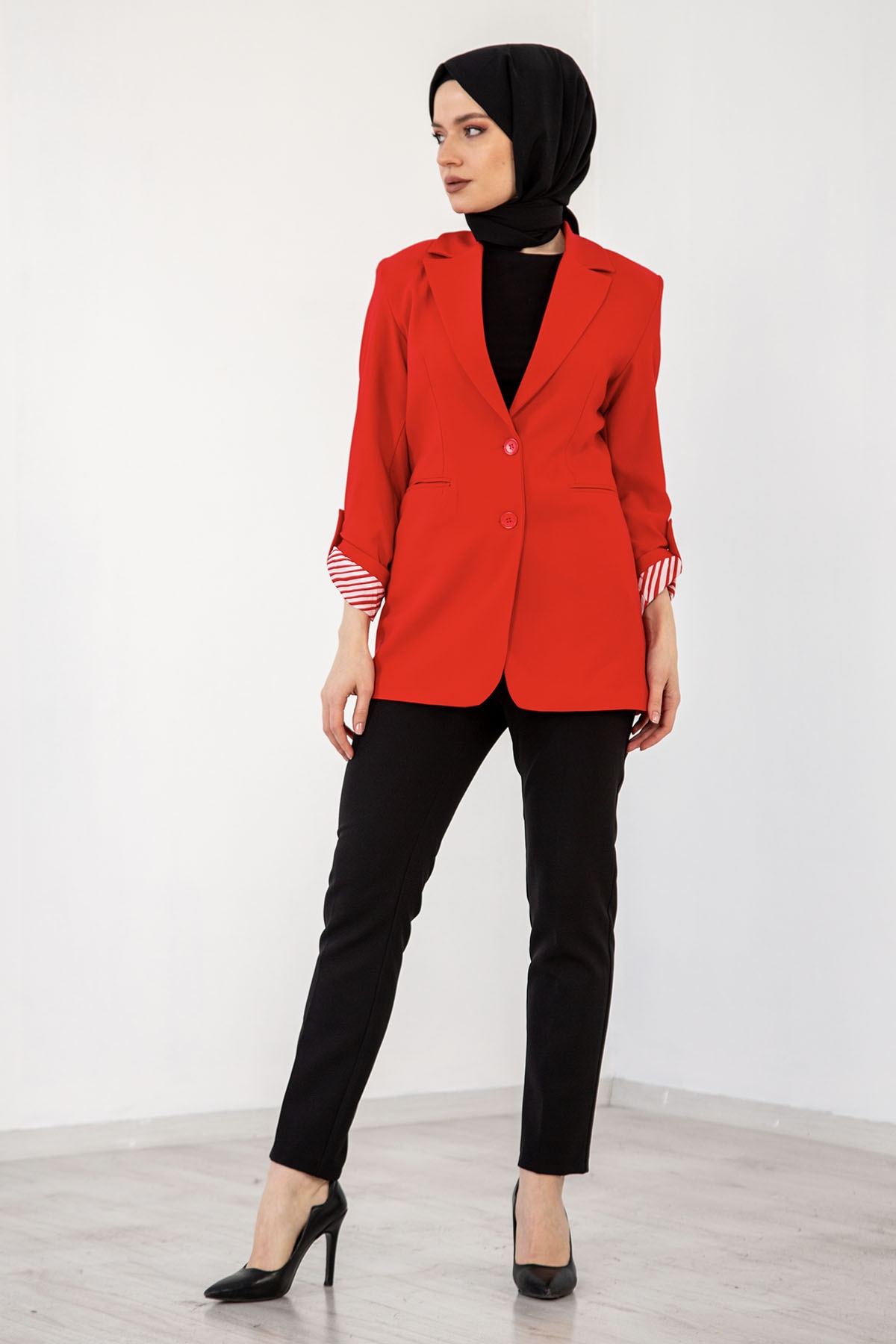 1975 Ceket S-m-l-xl - Kirmizi - 2