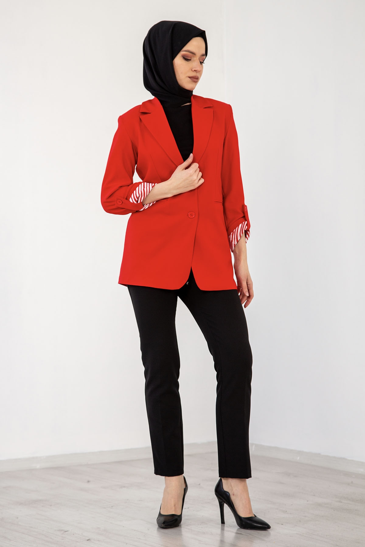 1975 Ceket S-m-l-xl - Kirmizi - 3