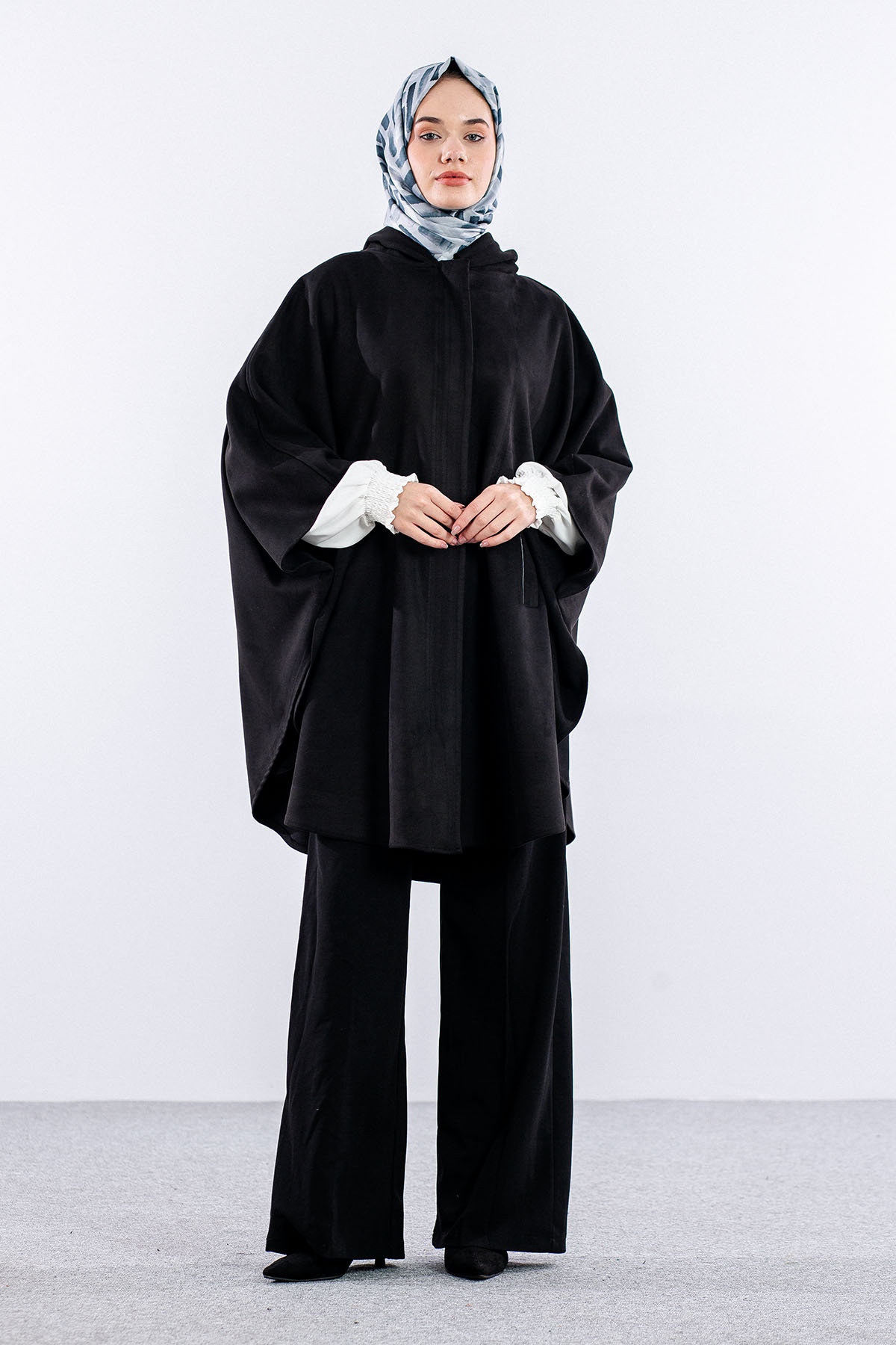 2001 Süet Panço Tek - Siyah - 1