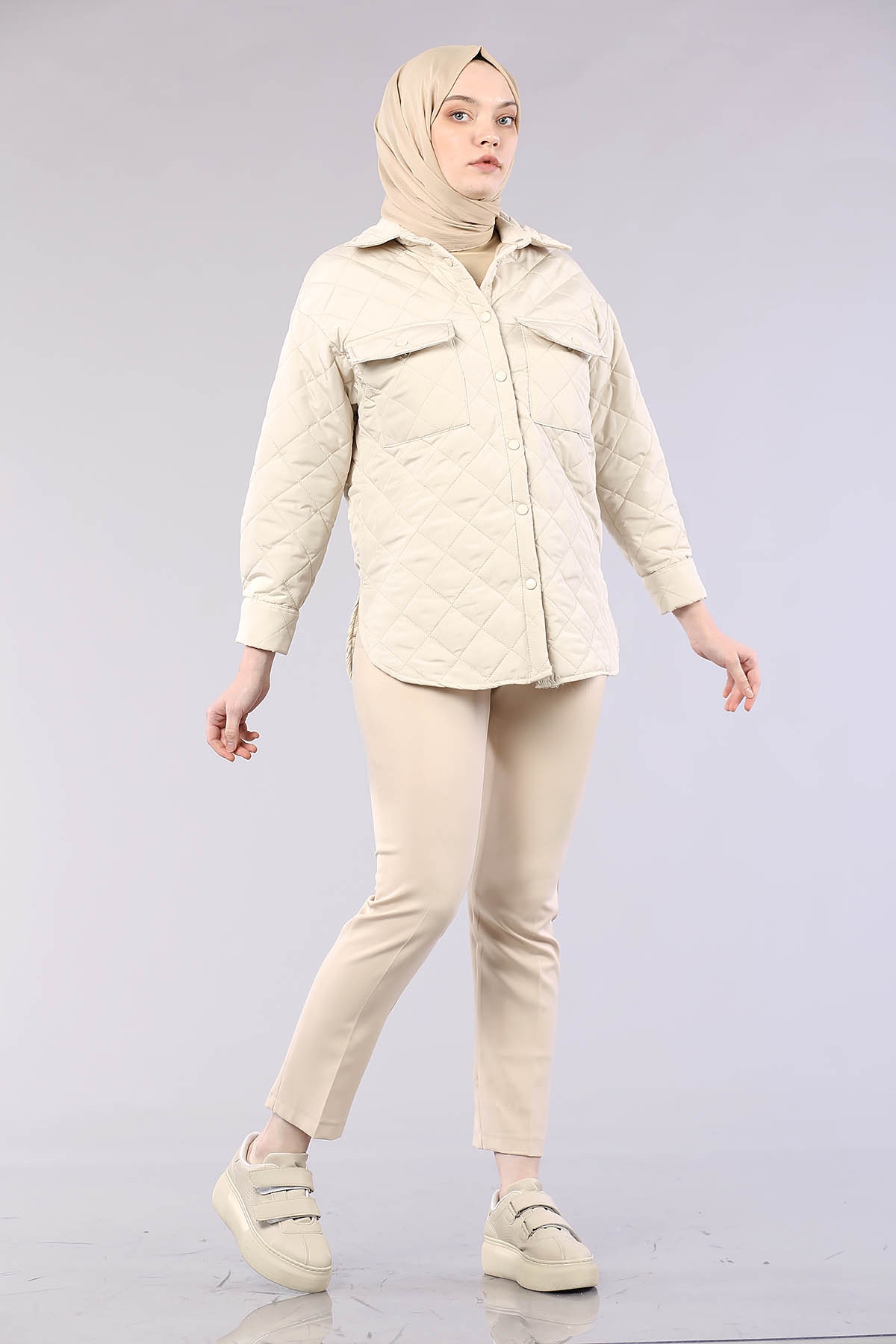 201 şişme Kaban 38-44 - Bej - 3