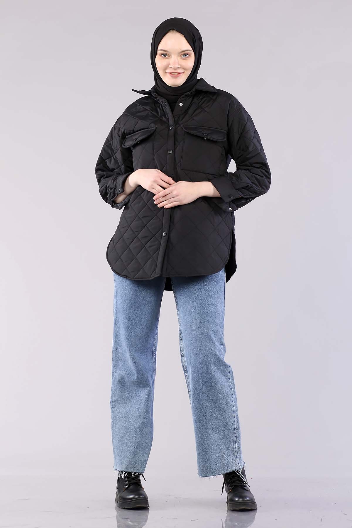 201 şişme Kaban 38-44 - Siyah - 1