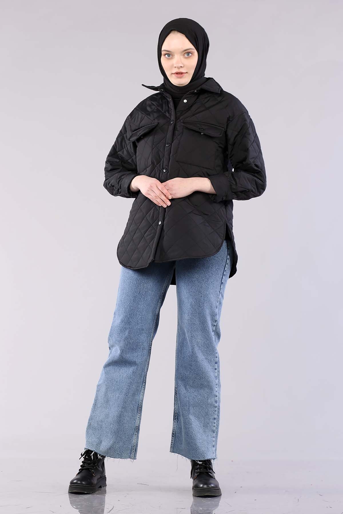 201 şişme Kaban 38-44 - Siyah - 3