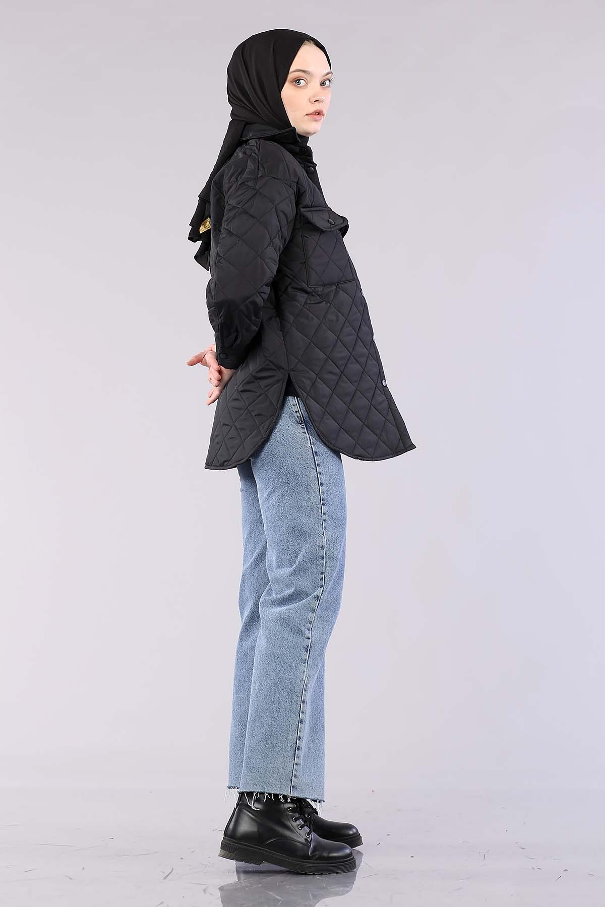 201 şişme Kaban 38-44 - Siyah - 4