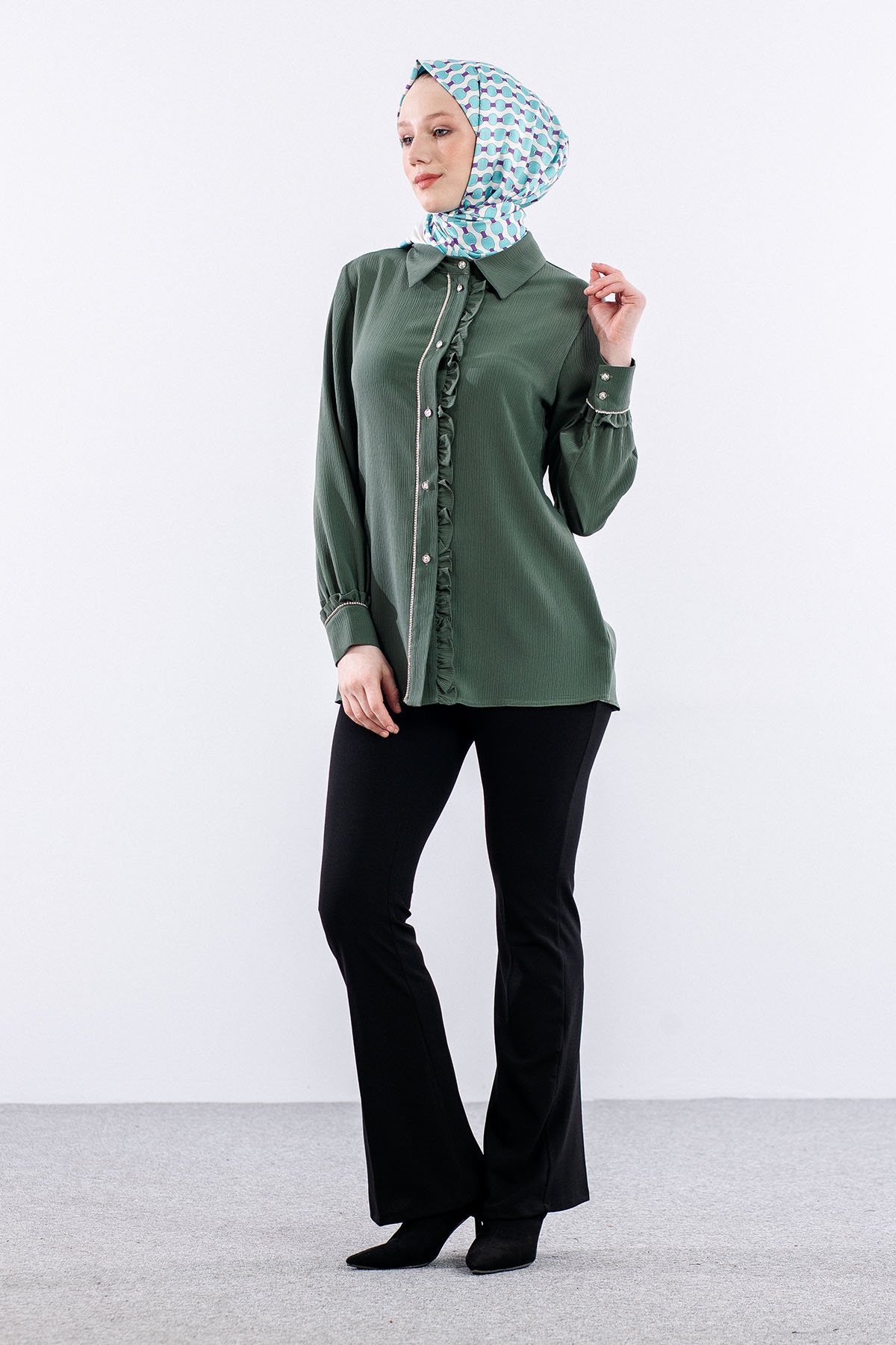 2010 Tunik M-l-xl Letafet - Haki - 3