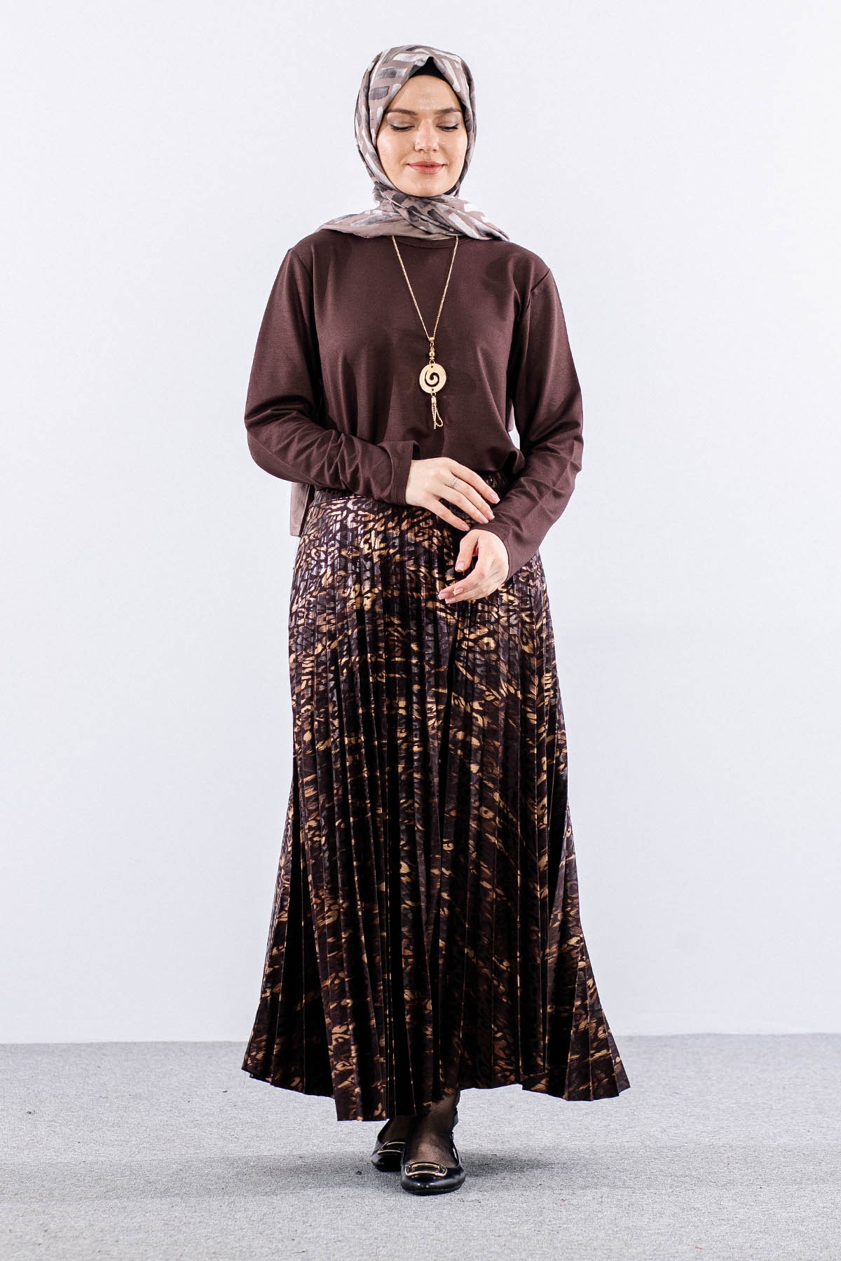 2016 Takim Etek 44-50 - Kahve - 2