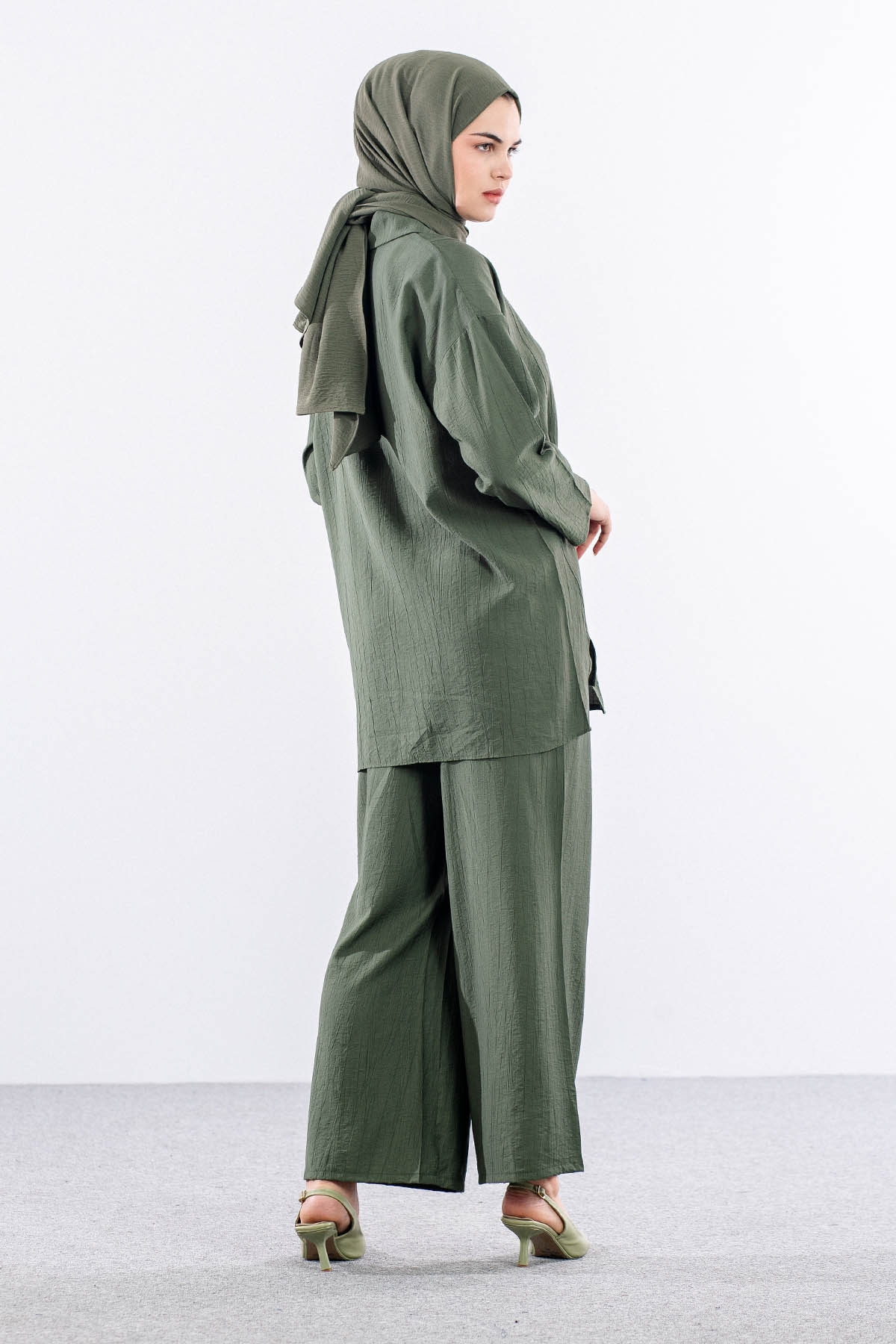 2024 Takim 42-50 Dugmelı Mıodel - Haki - 1