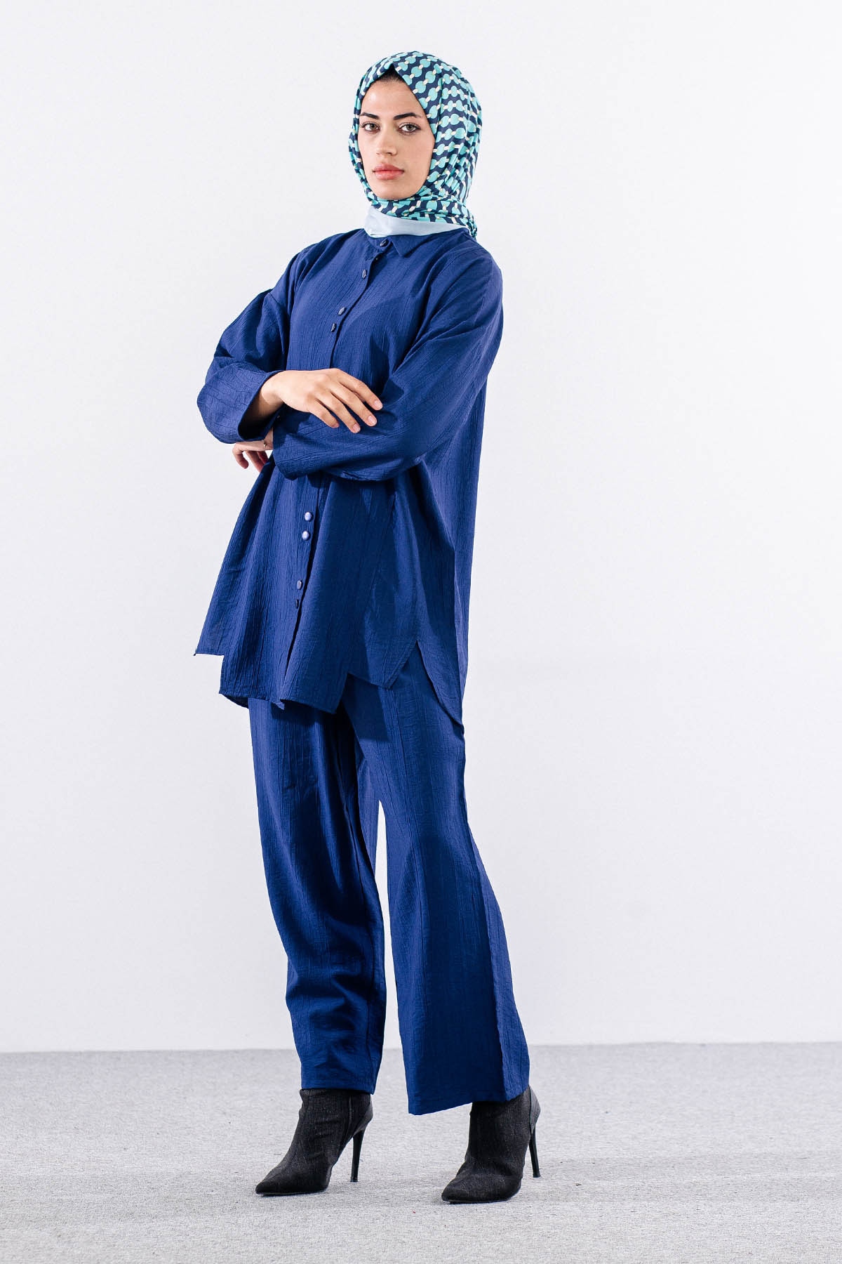 2024 Takim 42-50 Dugmelı Mıodel - Lacivert - 4