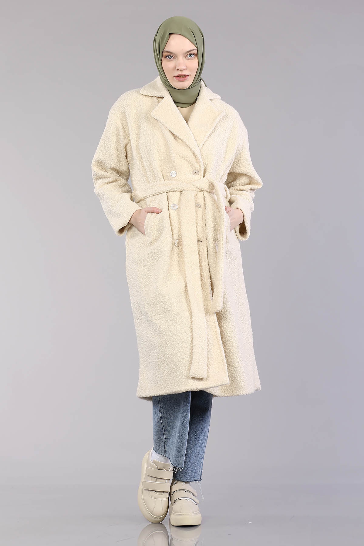 20259 Kivircik Kap 38-44 - Ekru - 1