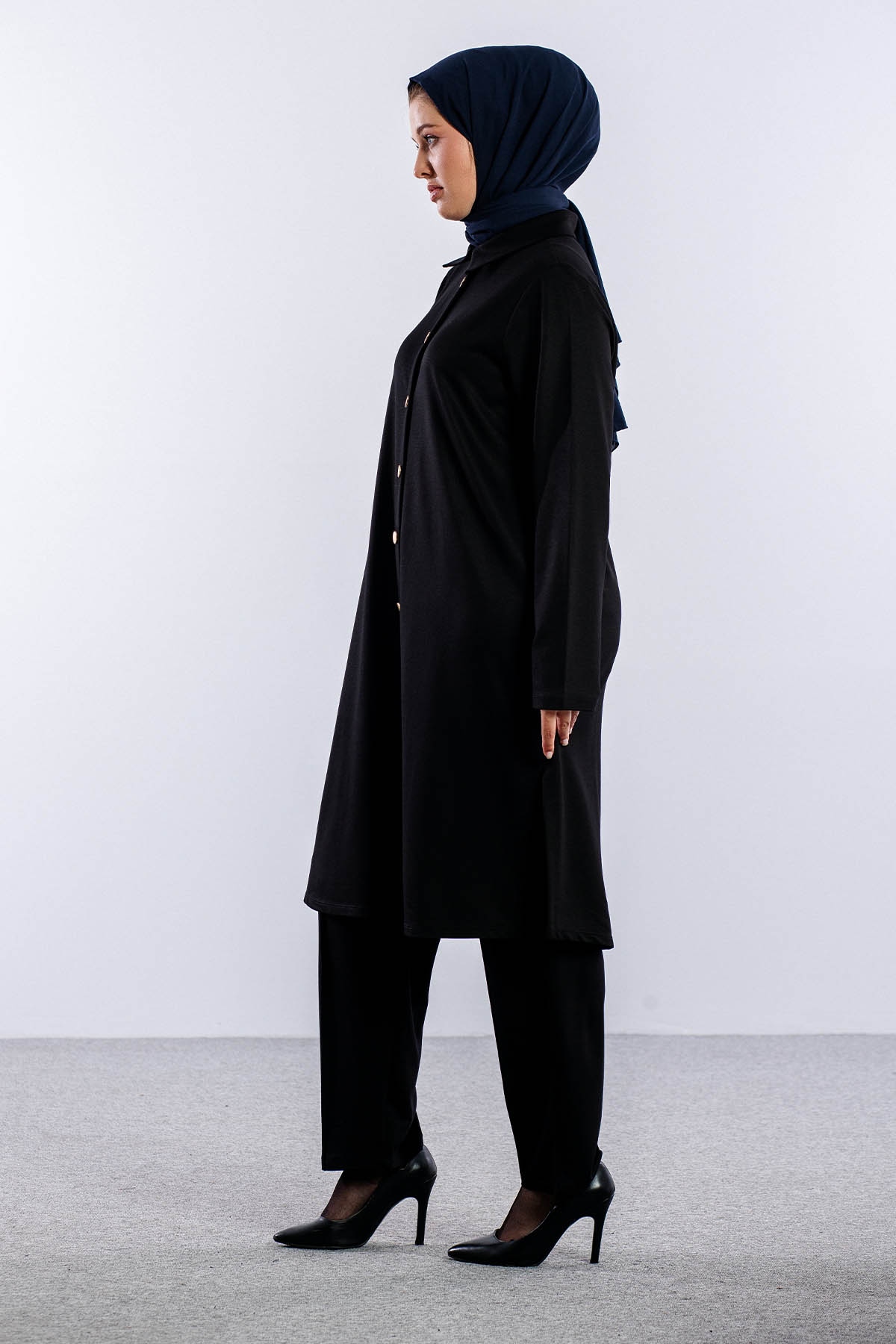 2026 Takim 42-48 Gold Dugme - Siyah - 4