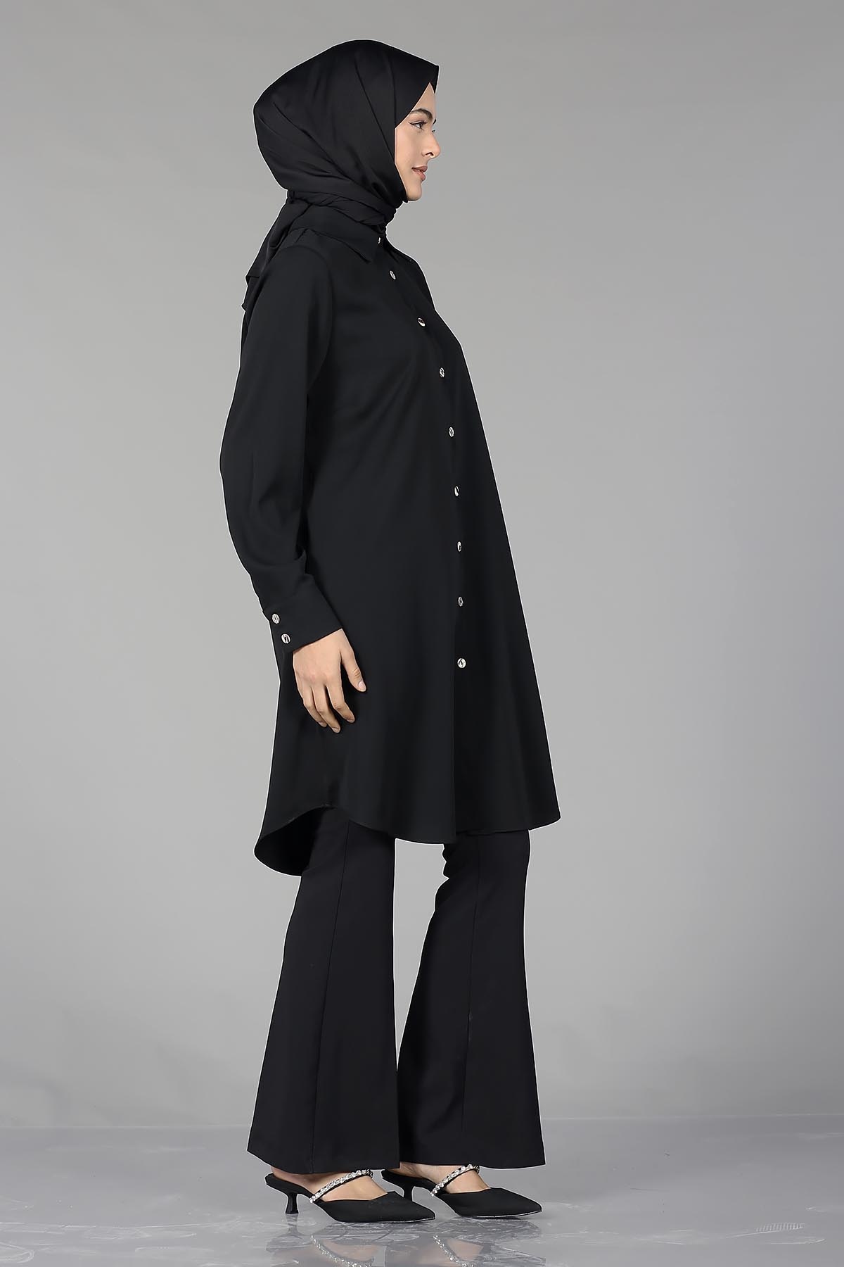 2027 Hm Tunik 38-46 - Siyah - 4