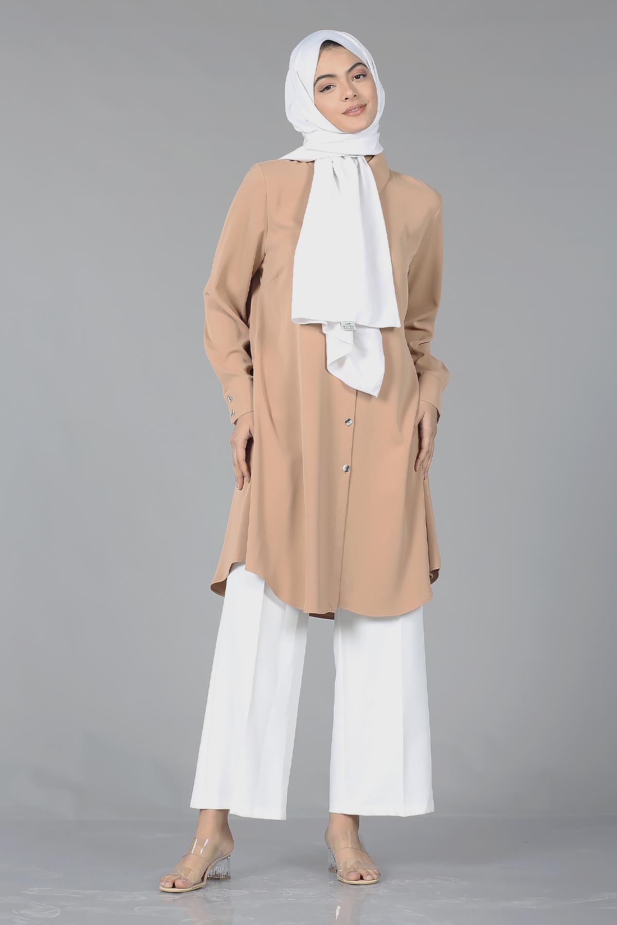 2027 Hm Tunik 38-46 - Toprak - 2