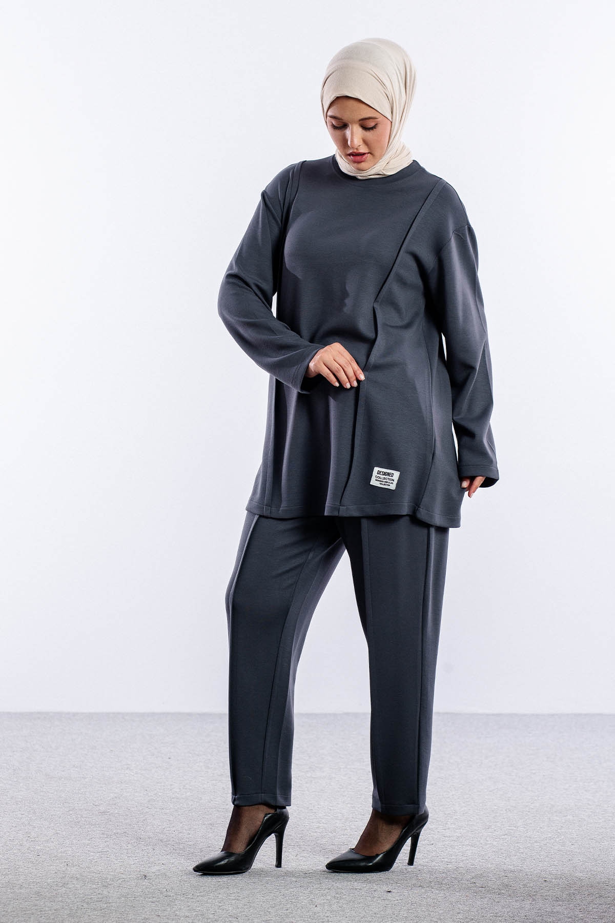 2029 Takim 42-48 Spor Dikis - Gri - 1