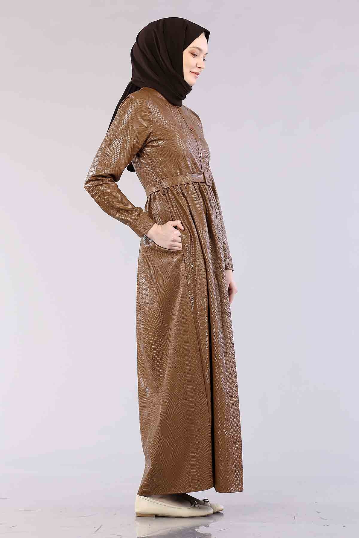 20302 Elbise 38-46 Yilan - Taba - 4