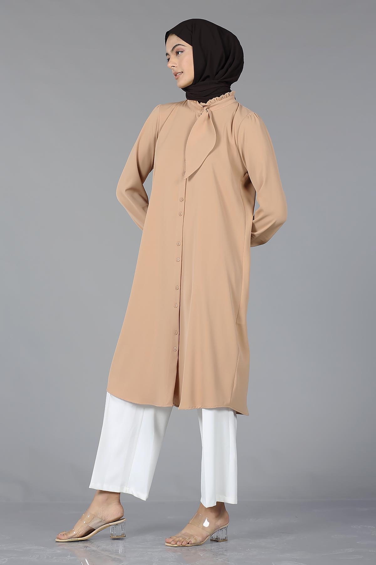 2031 şik Tunik 38-46 - Somon - 4