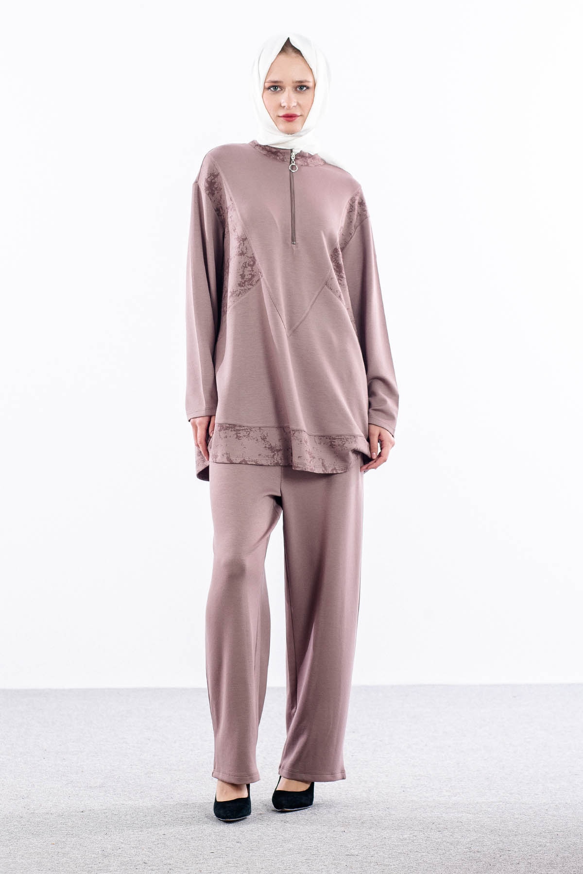 2032 Takim 42-48 Yuksek Yaka - Vizon - 1