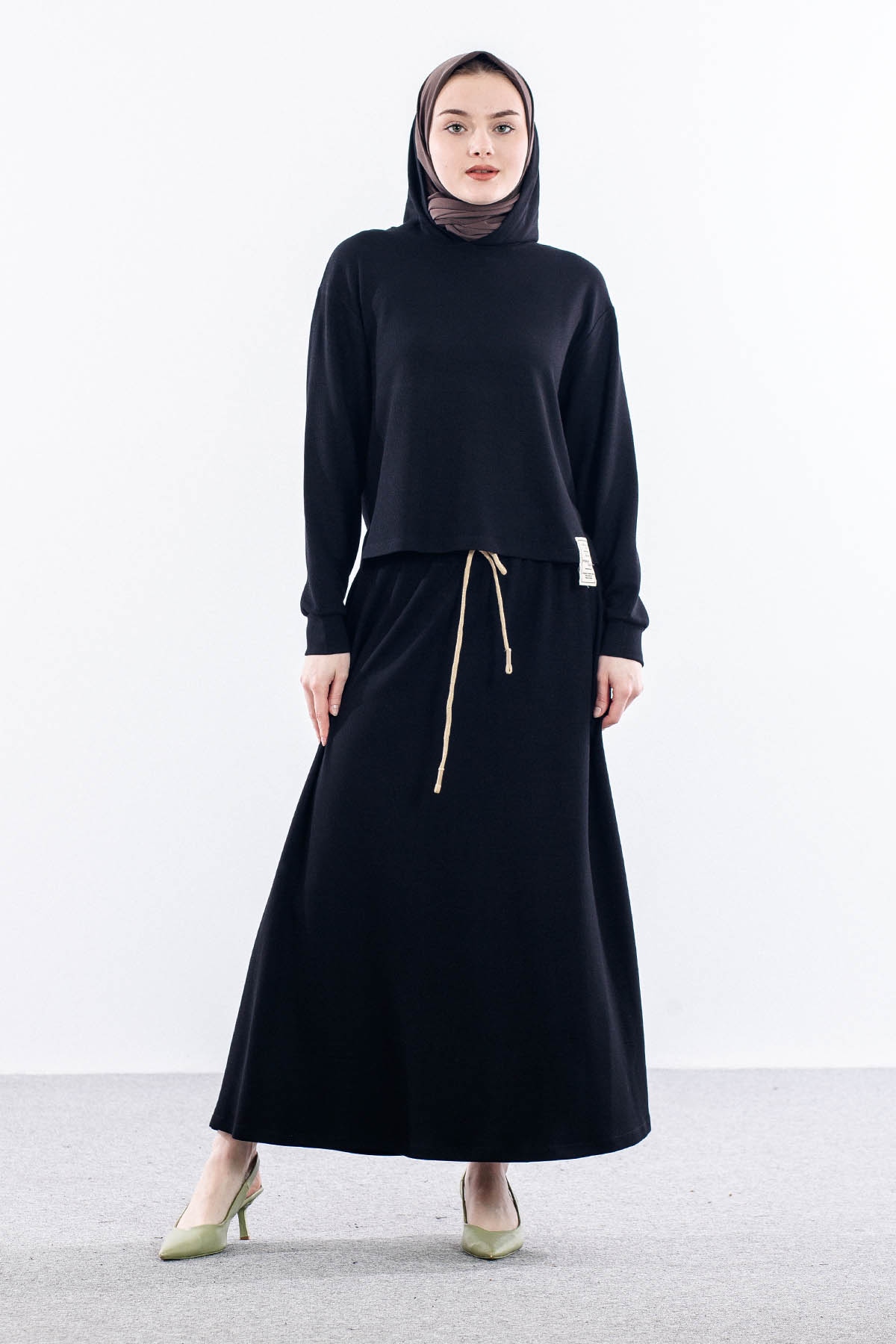 2034 E.takim 42-48 Kapsonlu - Siyah - 1