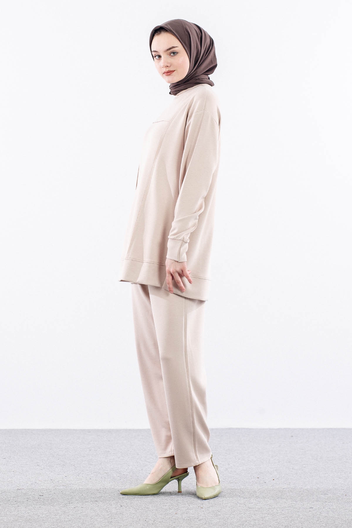 2037 Takim 42-48 - Bej - 2