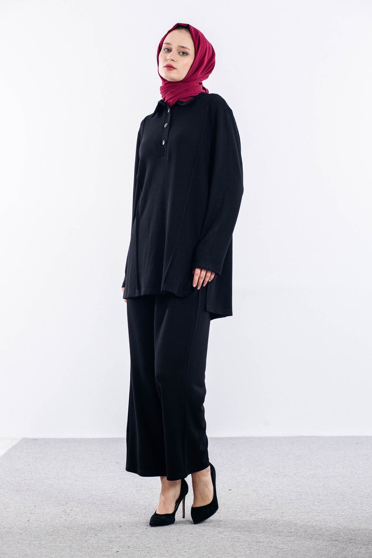 2041 Takim 42-48 - Siyah - 2