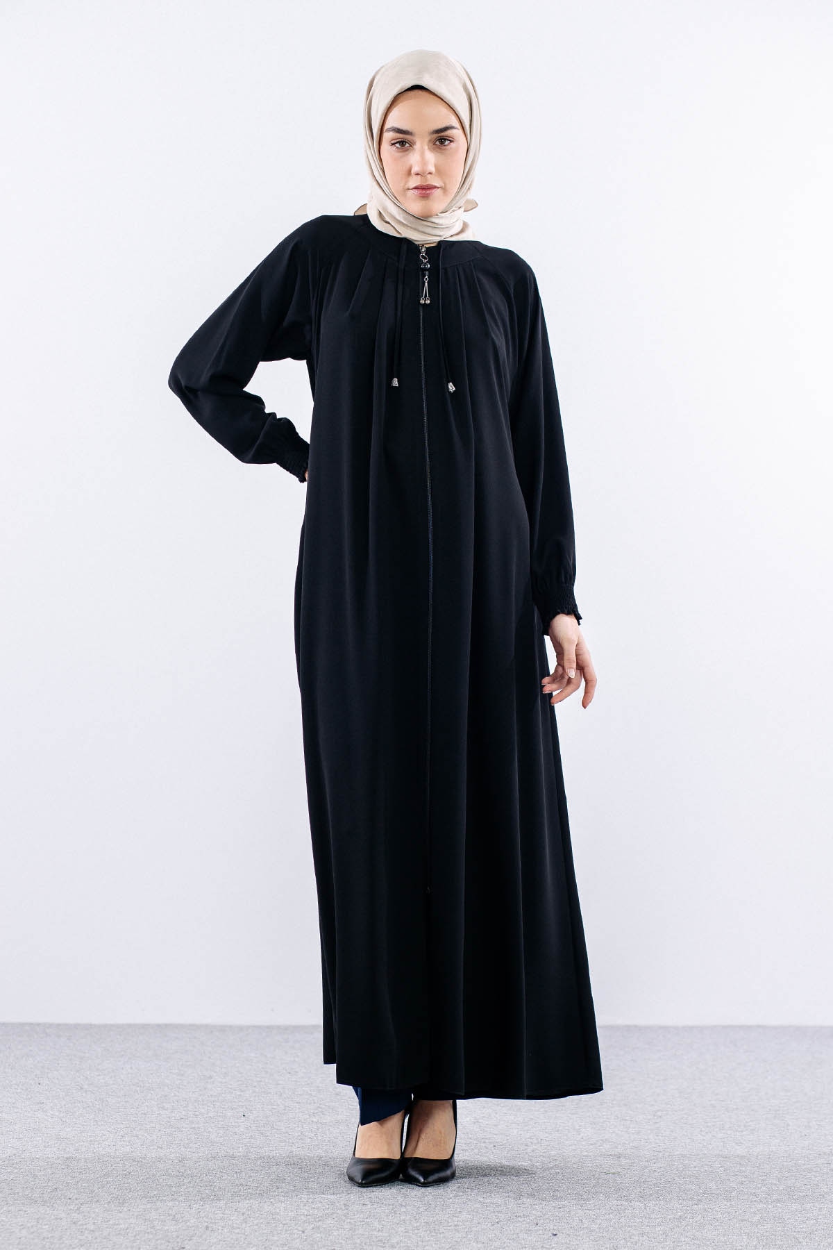 2047 Ferace 38-48 Mvln - Siyah - 2