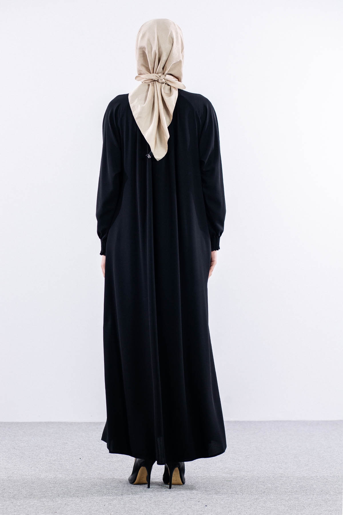 2047 Ferace 38-48 Mvln - Siyah - 4