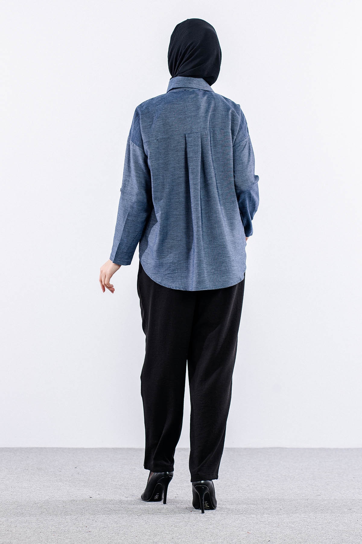 2048-00 Bluz 38-42 - Mavi - 5