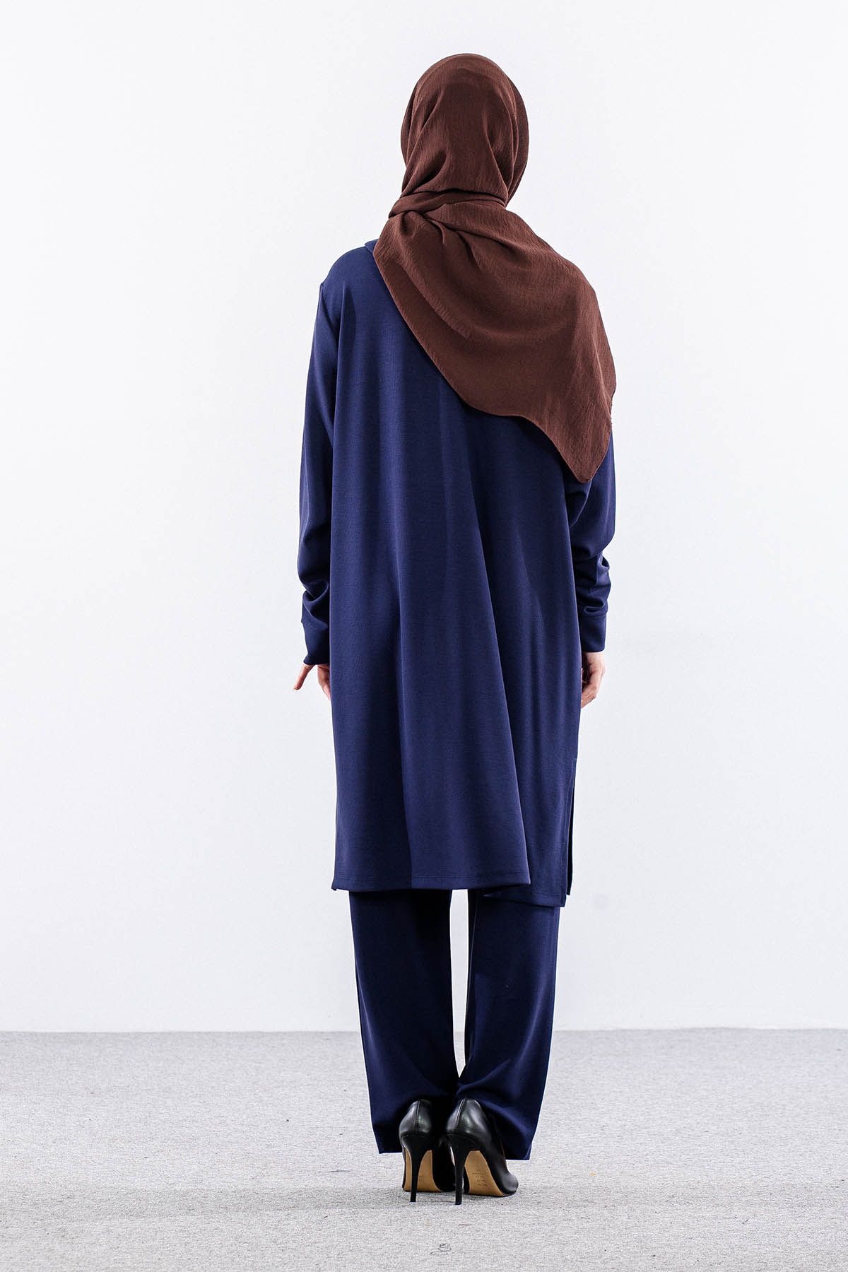 2048 Takim 44-50 Simli Dugme - Lacivert - 4