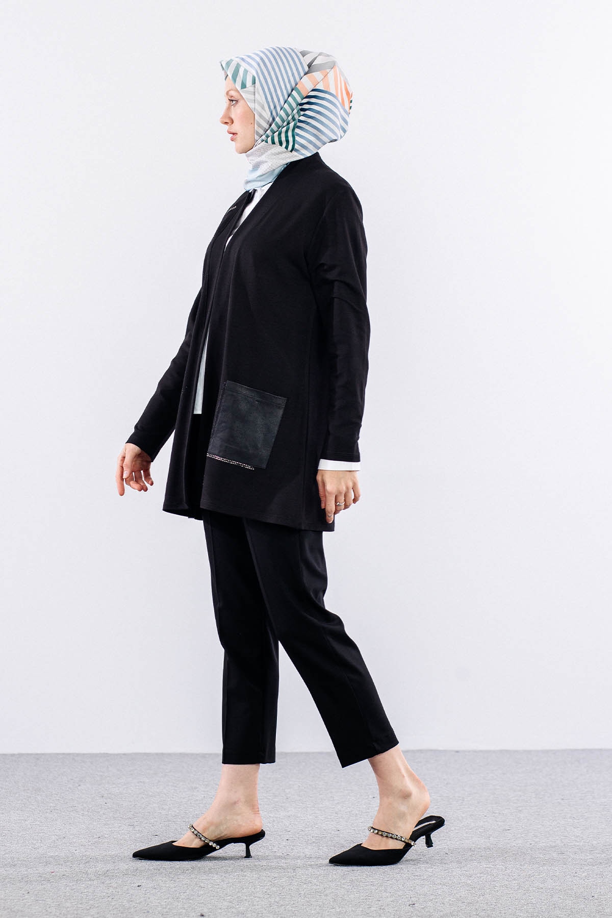 2071 Kisa Boy Ceket M-xxl - Siyah - 3