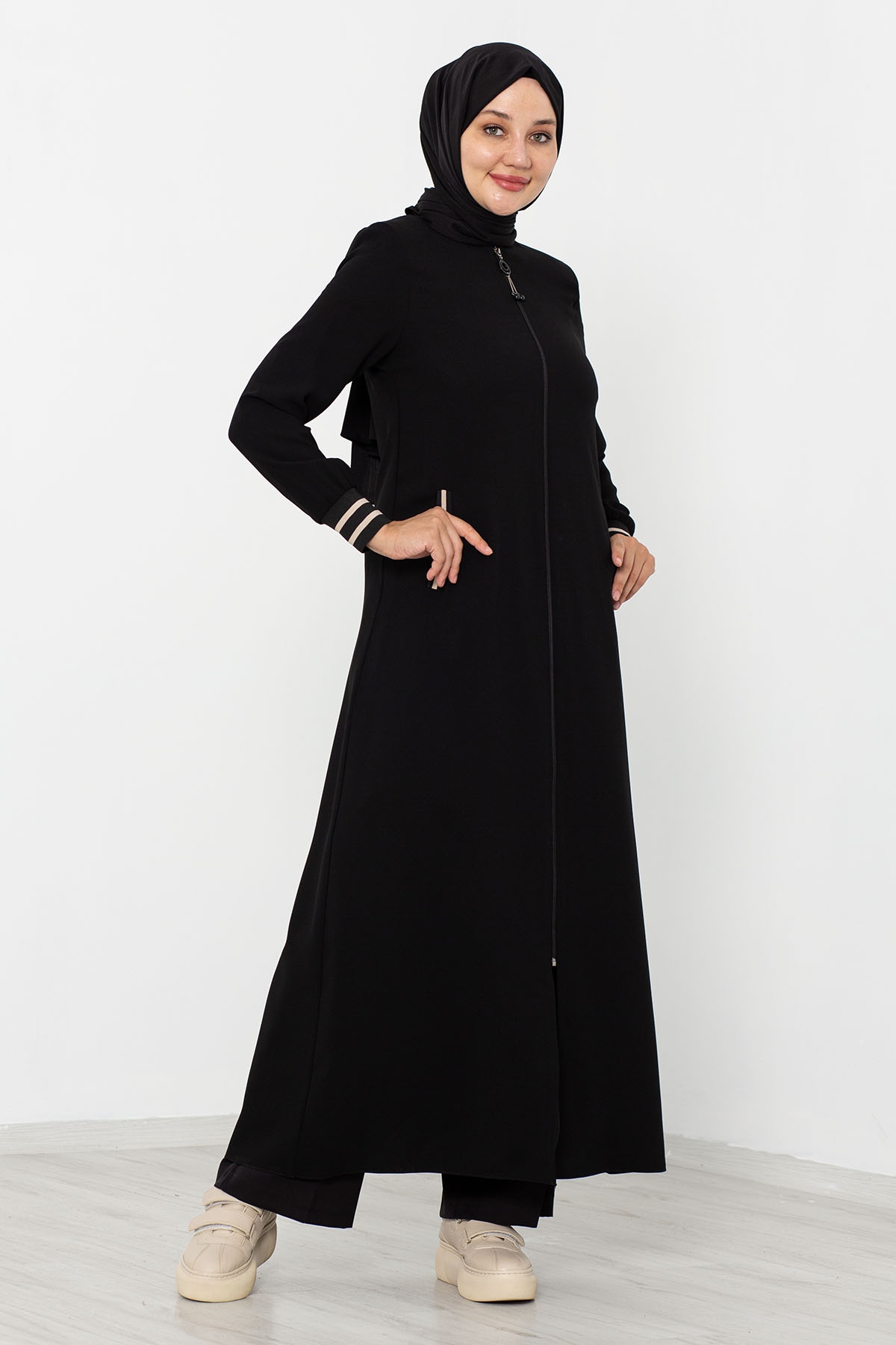 2082 Ferace 40-50 - Siyah - 1