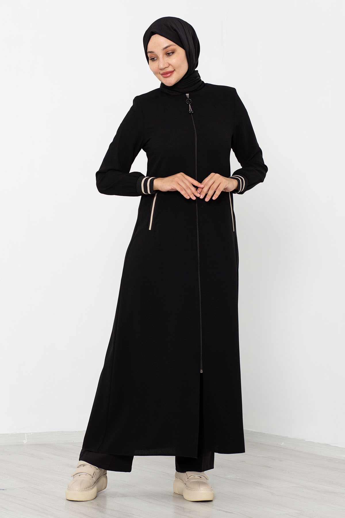 2082 Ferace 40-50 - Siyah - 2