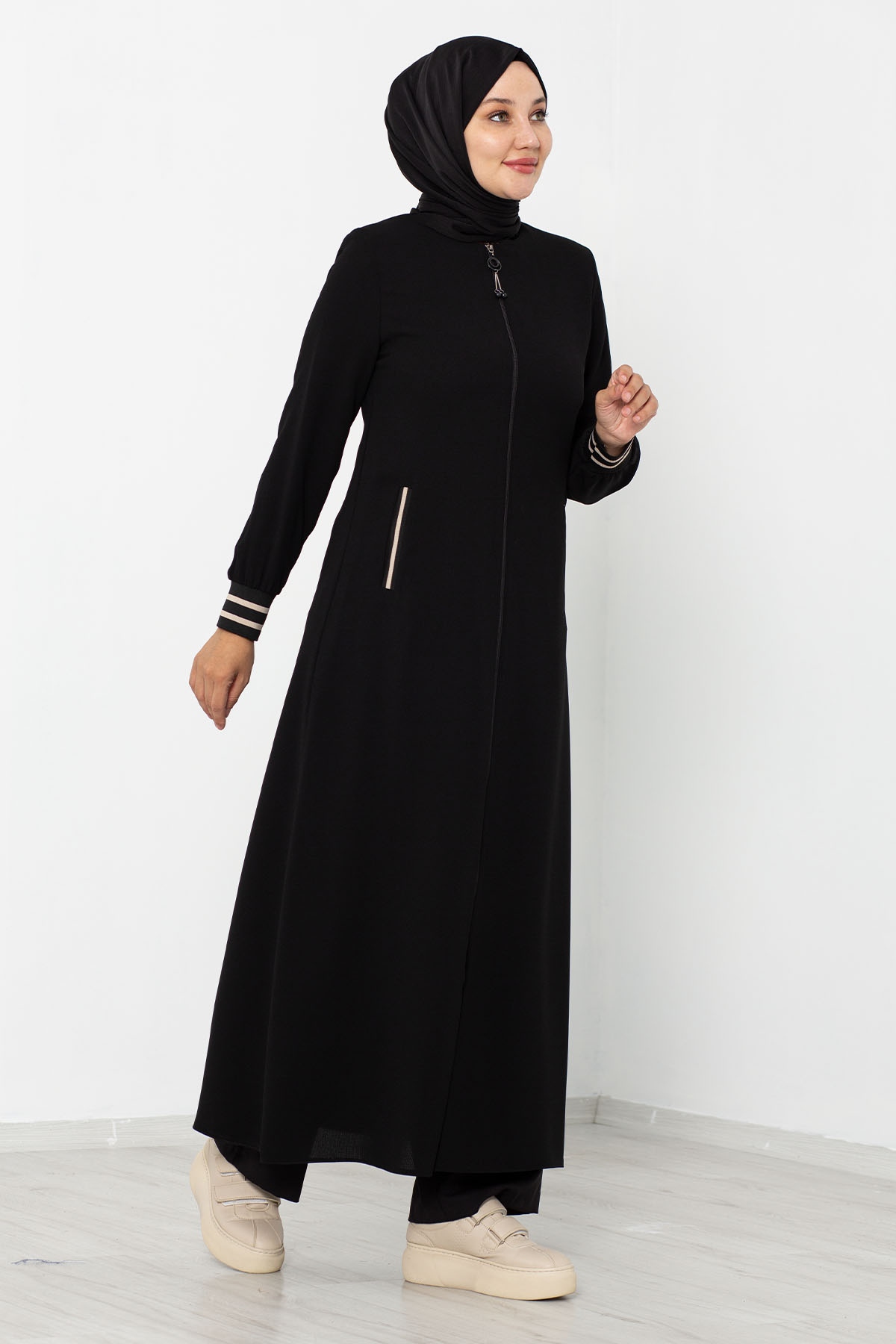 2082 Ferace 40-50 - Siyah - 4