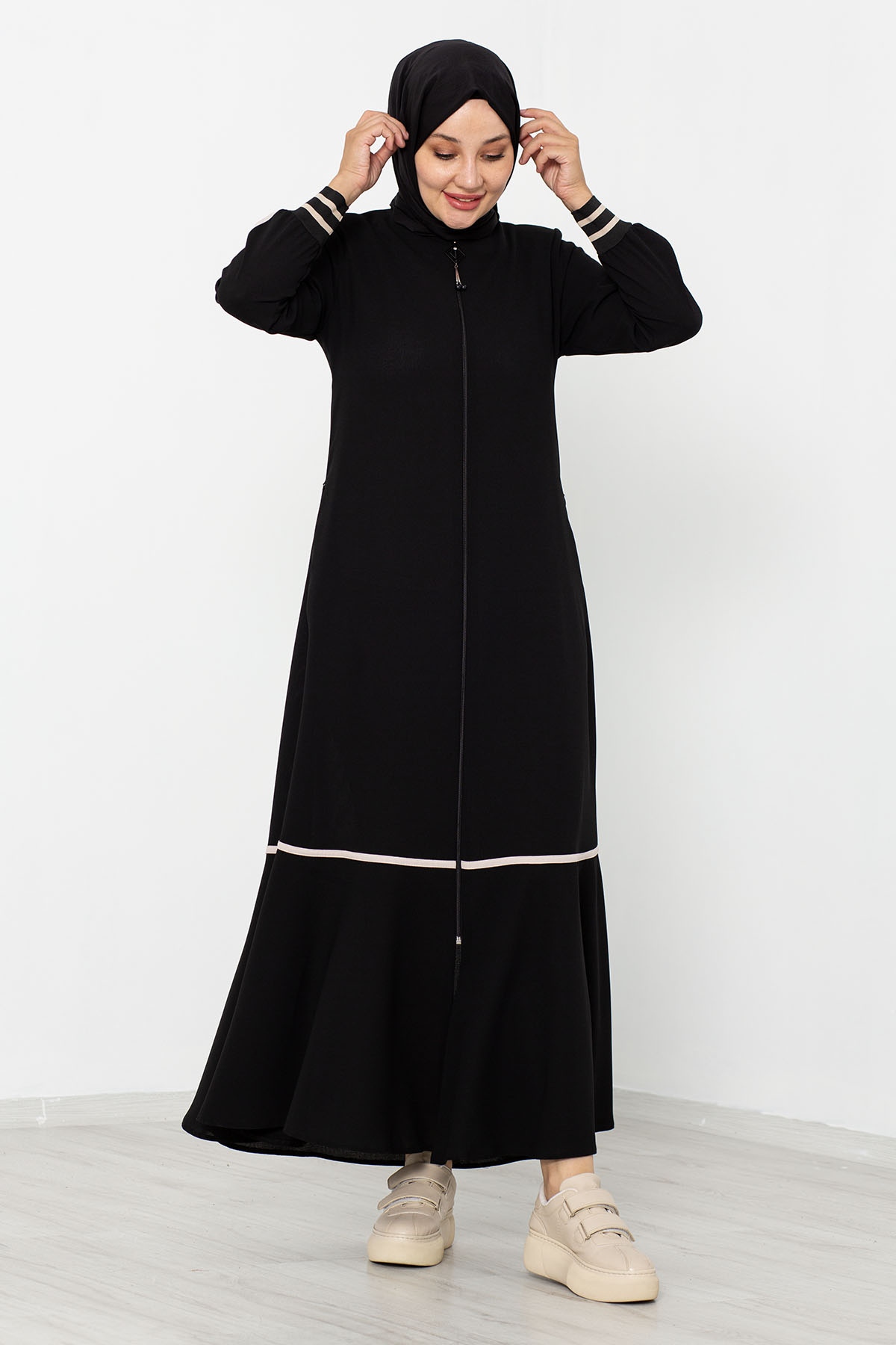 2084 Ferace 40-50 Ribana - Siyah - 2