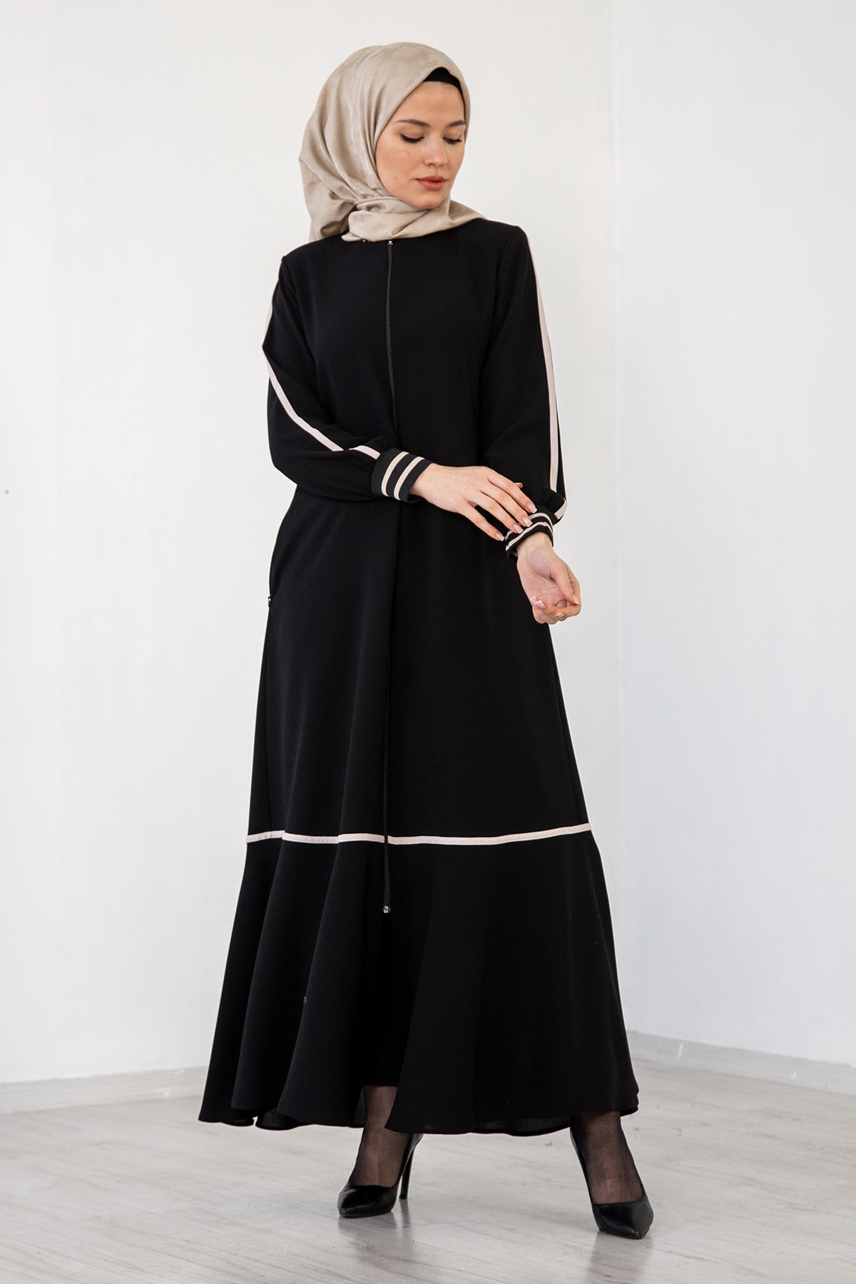 2084 Ferace 42-50 - Siyah - 2