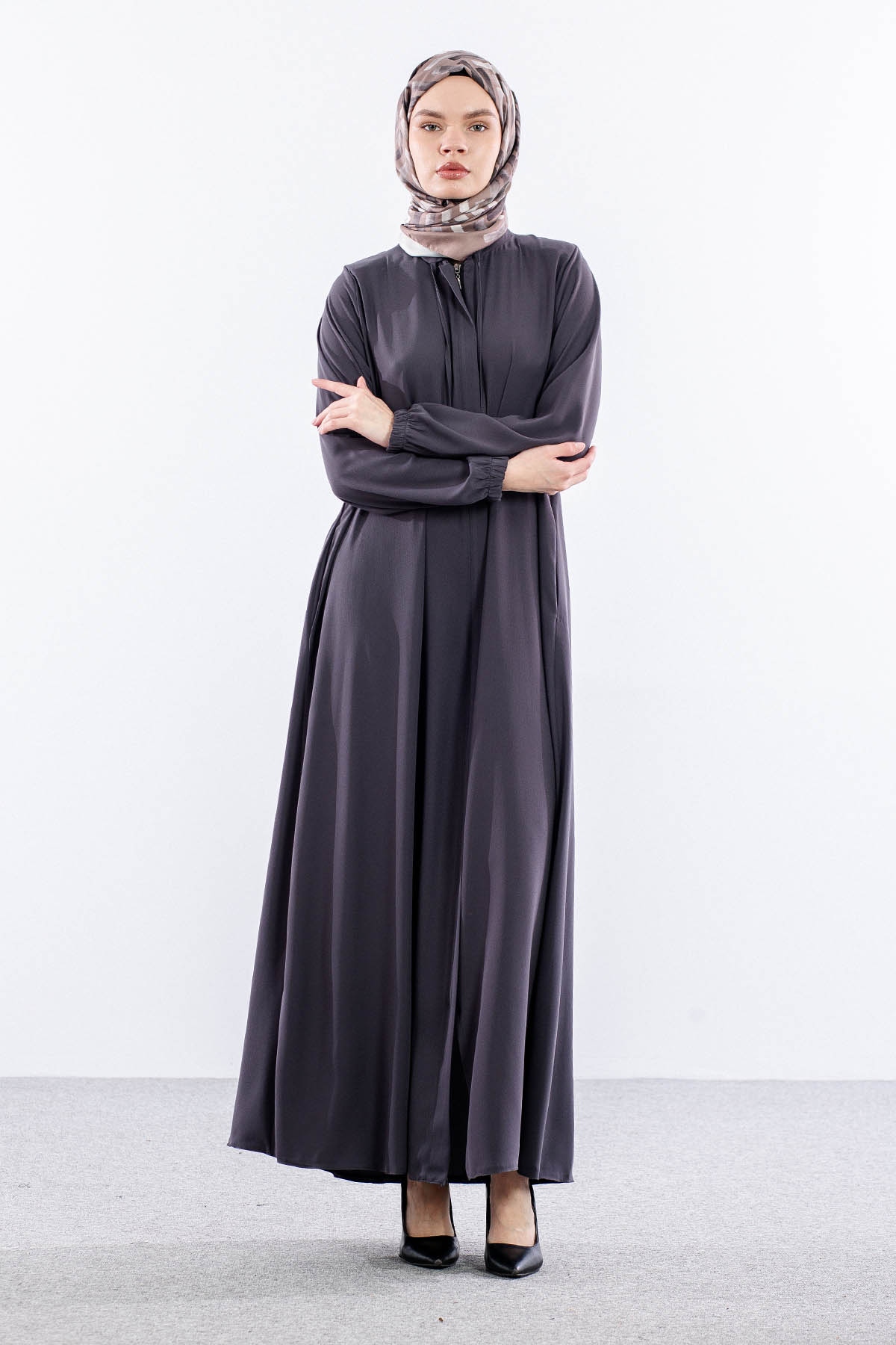 2127 Ferace 38-50 Yaz - Gri - 1